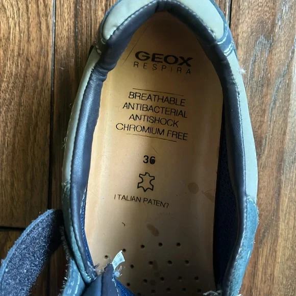 Geox Kids Sneakers in Blue and Gray - Picture 4 of 5
